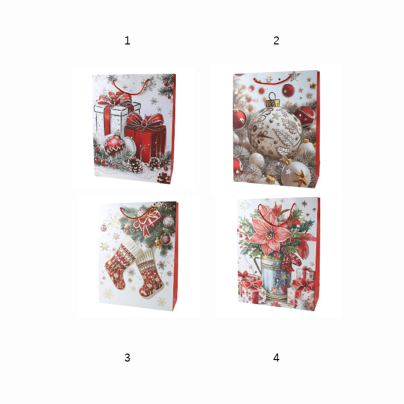 Punga cadou de Craciun Magia Craciunului 31 x 12 x 40 cm modele diverse [2]