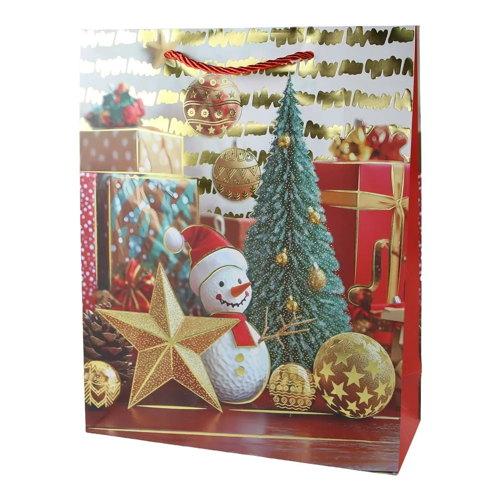 Punga cadou de Craciun 26 x 32 cm brad si cadouri modele diverse [5]