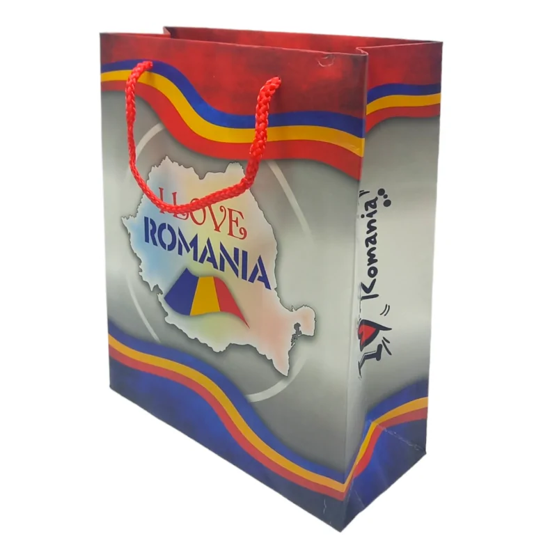 Punga cadou suvenir Romania marimea M 18 x 8 x 23 cm [2]