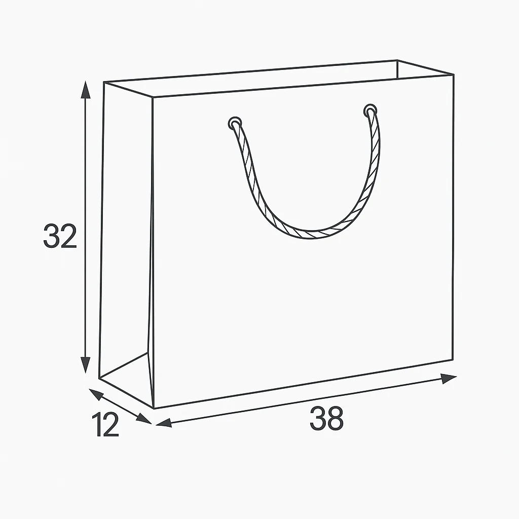 Punga cadou cu eticheta Just for You 38x32x12cm diverse culori [6]