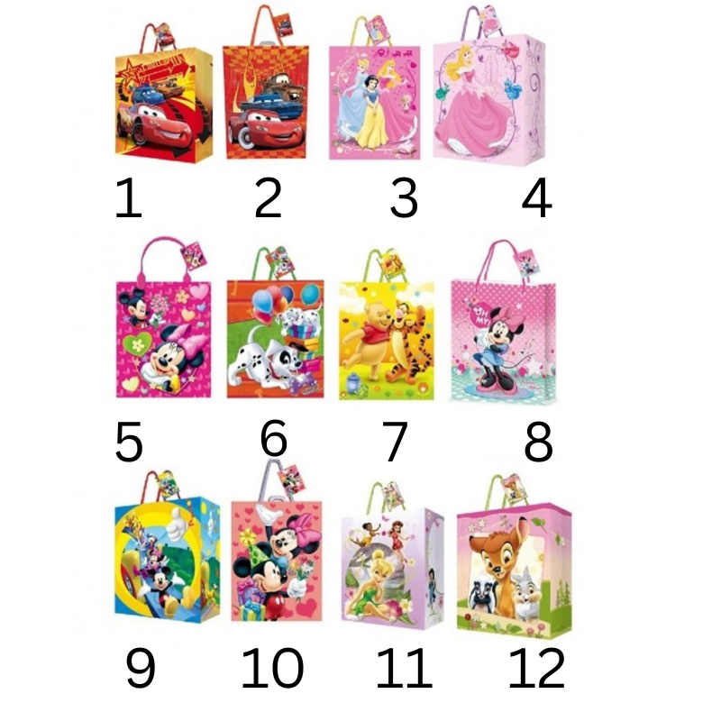 Pungi cadou Disney 23x17.5x10cm modele diferite [2]