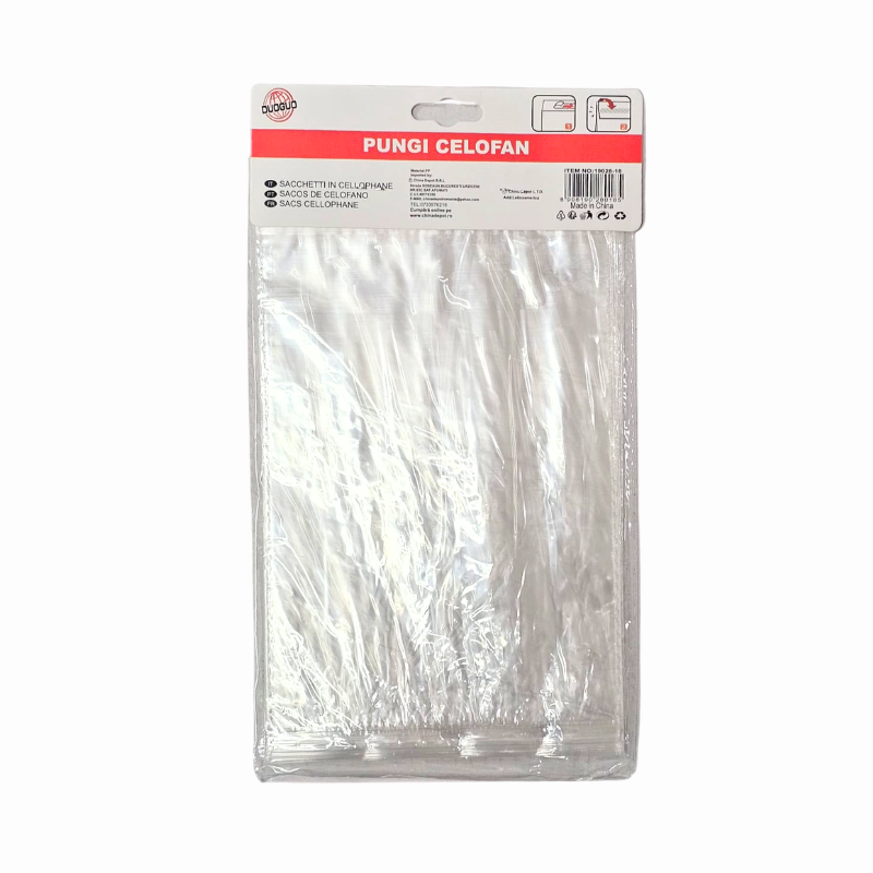 Pungi celofan transparente 15x20 cm 16 bucati [2]