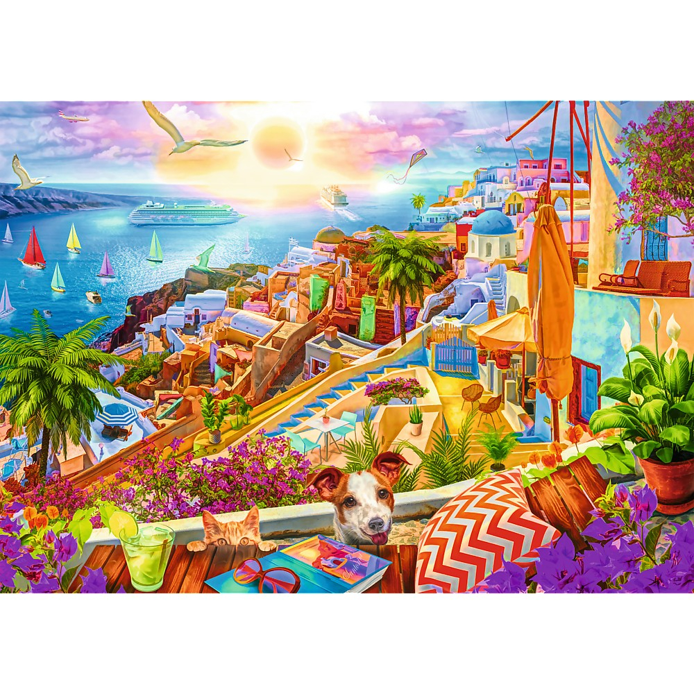 PUZZLE 1000 PREMIUM PLUS TEA TIME VIZITAND SANTORINI [2]