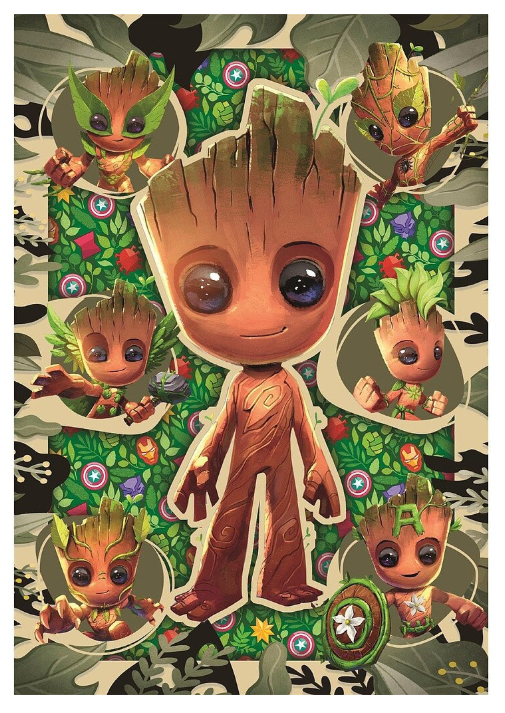 Puzzle Clementoni I Am Groot 104 piese [2]