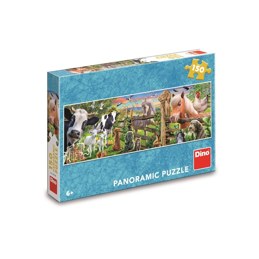 Puzzle panoramic Dino Toys Animale la ferma 150 piese [3]