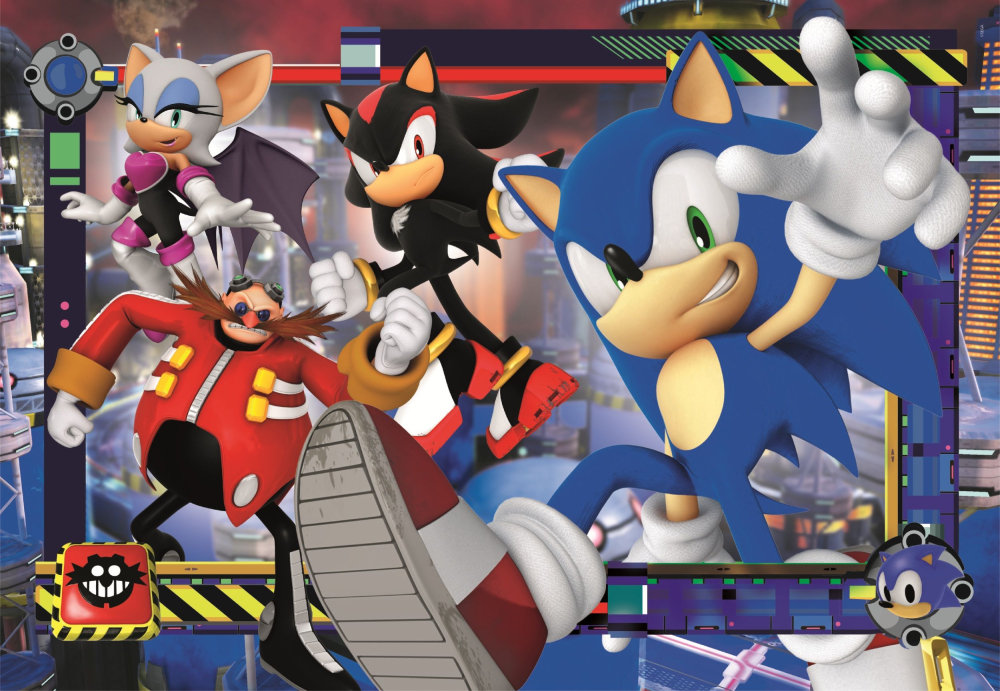 Puzzle Clementoni 180 piese Sonic Ariciul [2]