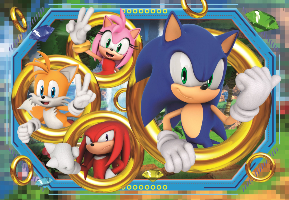 Puzzle Sonic Ariciul 180 piese Clementoni [2]