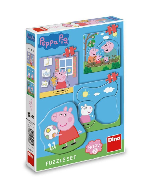 Puzzle 3 in 1 Peppa Pig – Dino Toys [3]