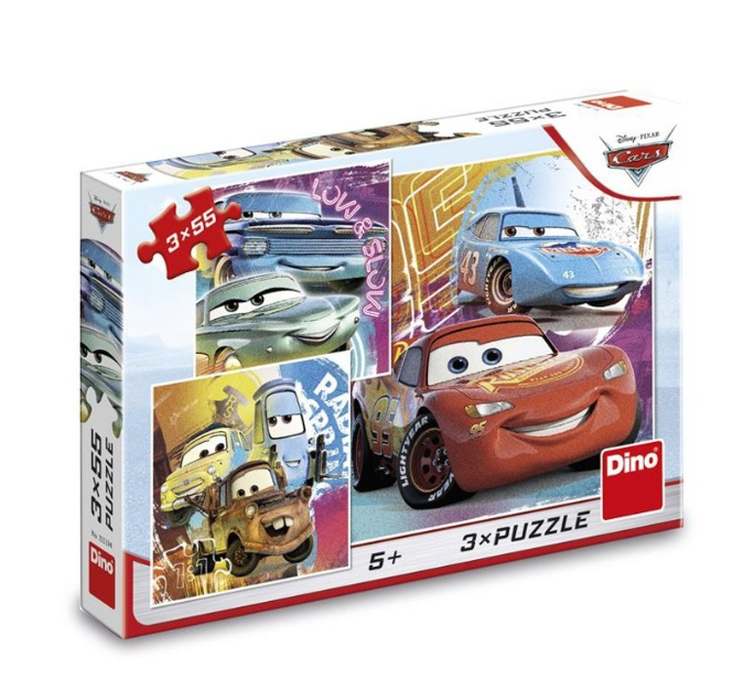 Puzzle Cars 3x55 piese – Dino Toys [2]