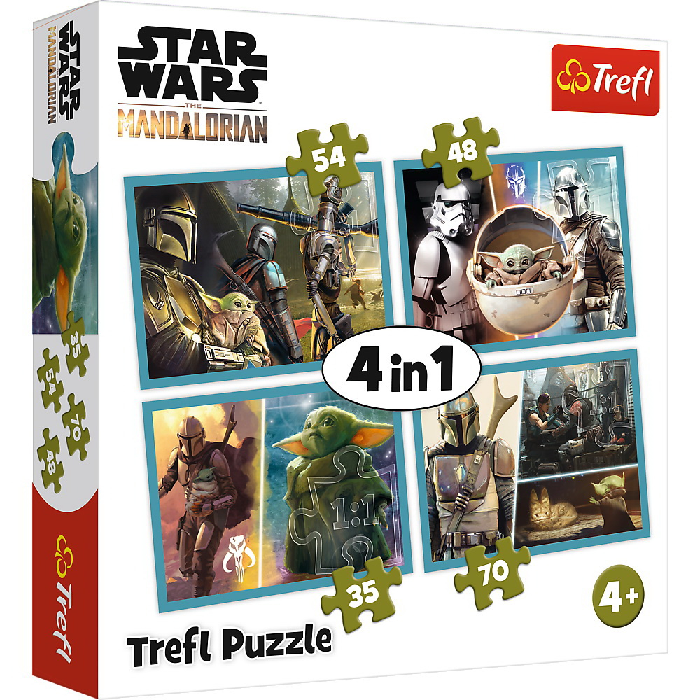 PUZZLE 4IN1 MANDALORIAN SI LUMEA LUI [1]