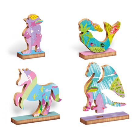 Puzzle din lemn 48 piese Peisaje Fantastice Woody Ludattica [3]
