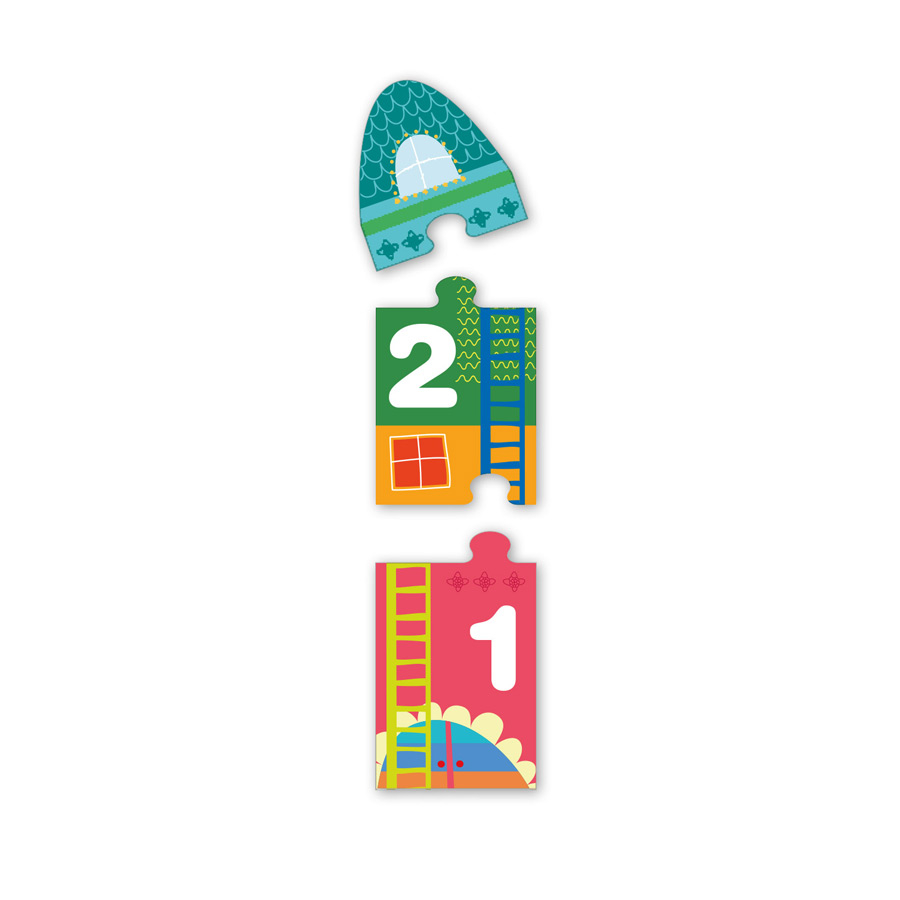 Puzzle educativ Numere 30 piese Apli [3]