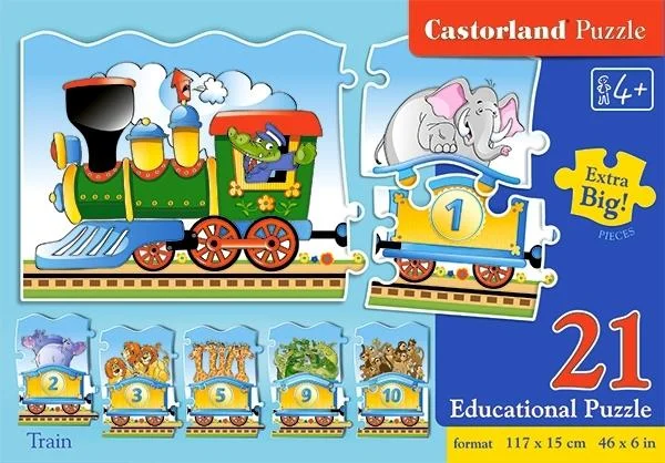 Puzzle educativ Tren [2]
