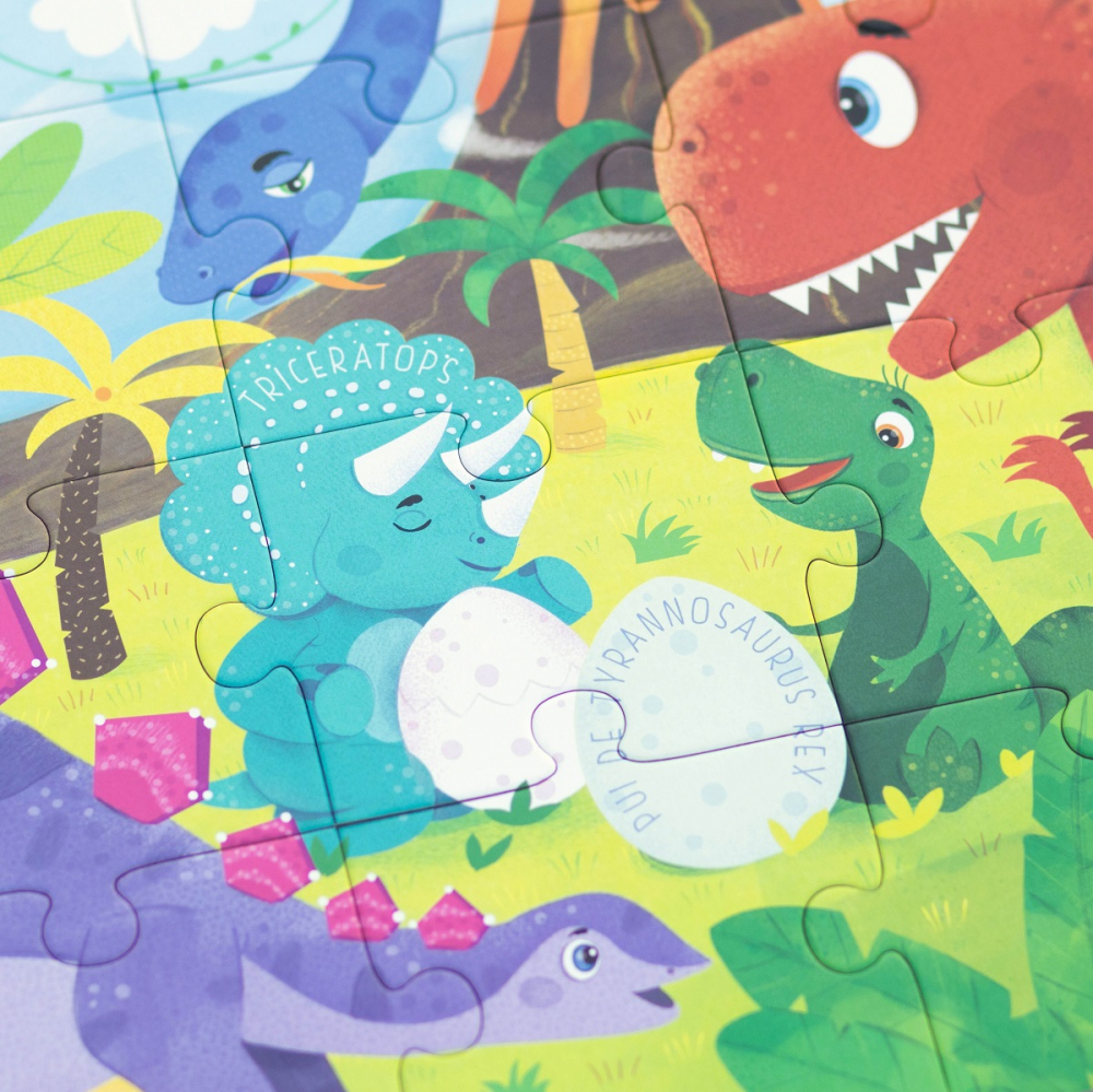 Puzzle - Lumea dinozaurilor, 20 piese [2]