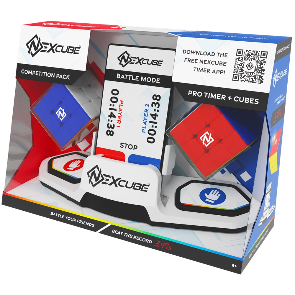 Puzzle Mecanic Moyu Nexcube Set Competitiv 2 cuburi 3x3 si Timer [2]