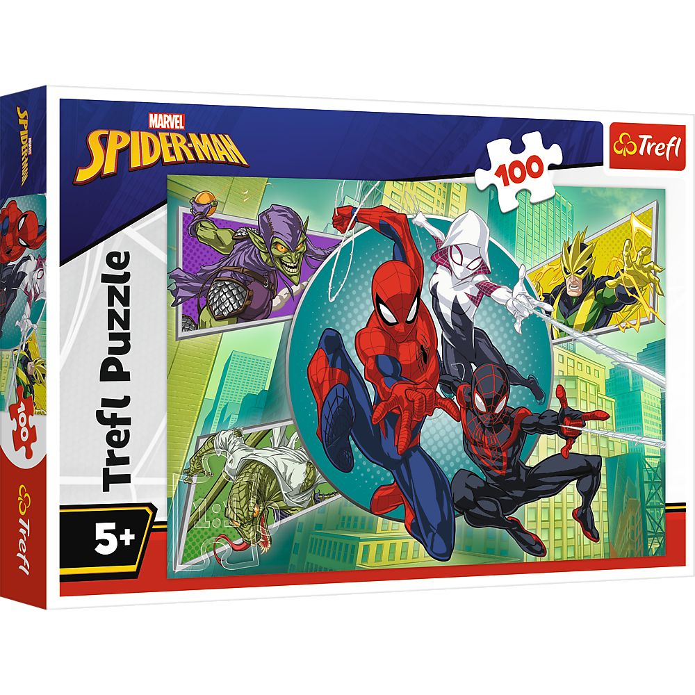 PUZZLE TREFL 100 MARVEL SPIDERMAN MASCA LUI SPIDERMAN [1]