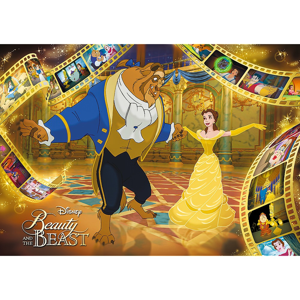 PUZZLE TREFL 1000 PREMIUM PLUS DISNEY PRINCESS FRUMOASA SI BESTIA [2]