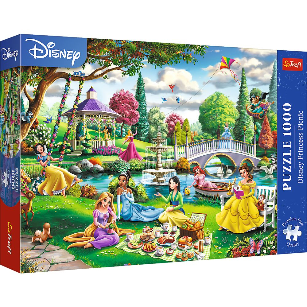 PUZZLE TREFL 1000 PREMIUM PLUS DISNEY PRINCESS PICNIC [1]