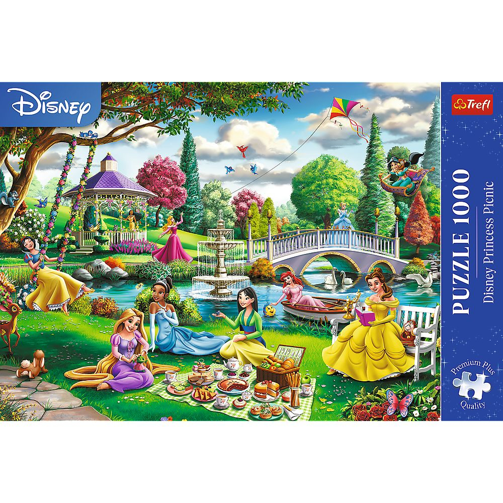 PUZZLE TREFL 1000 PREMIUM PLUS DISNEY PRINCESS PICNIC [3]