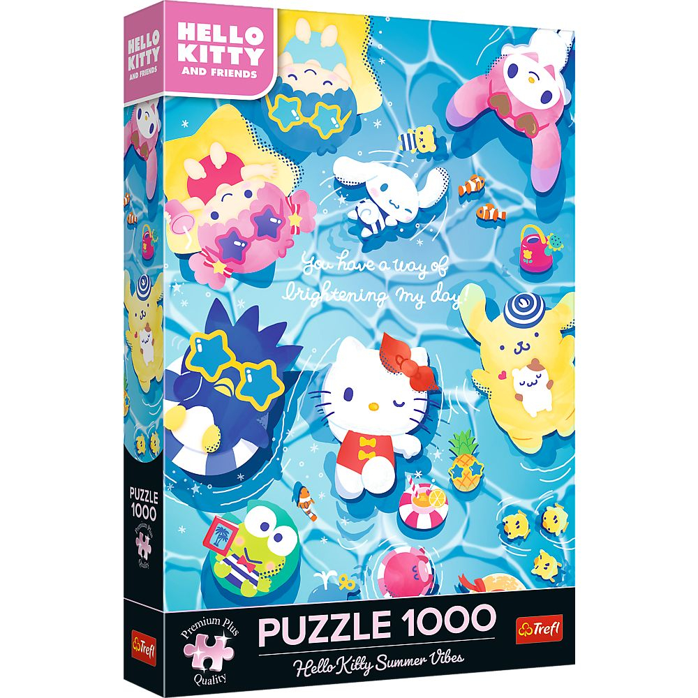 PUZZLE TREFL 1000 PREMIUM PLUS HELLO KITTY RELAXARE DE VARA [1]