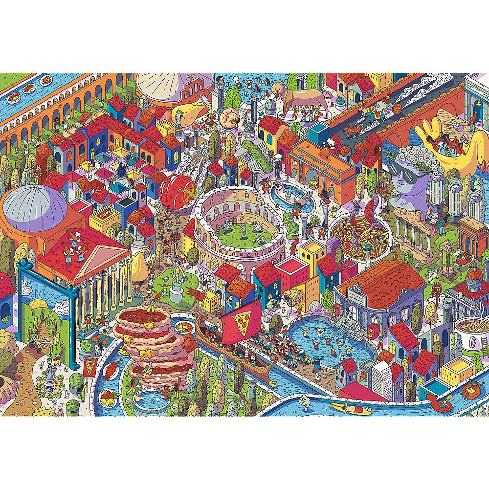 PUZZLE TREFL 1000 UFT EYE SPY ROMA [2]