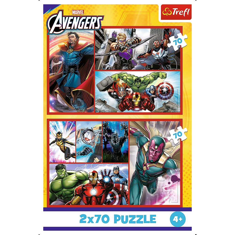 PUZZLE TREFL 2X70 MARVEL AVENGERS MISIUNEA SUPER EROILOR MARVEL AVENGERS [4]