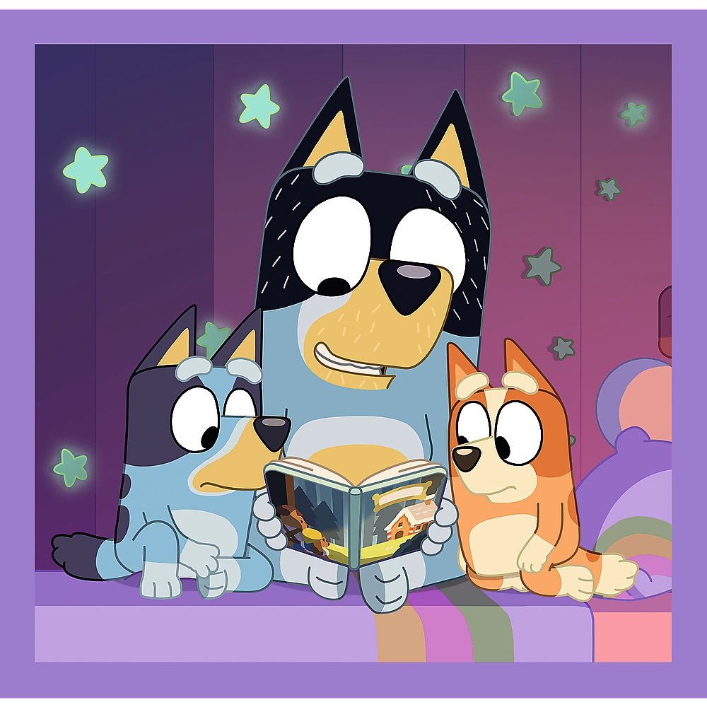 PUZZLE TREFL 3IN1 BLUEY FACETI CUNOSTINTA CU BLUEY [2]