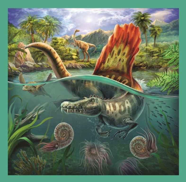 PUZZLE TREFL 3IN1 LUMEA EXTRAORDINARA A DINOZAURILOR [2]