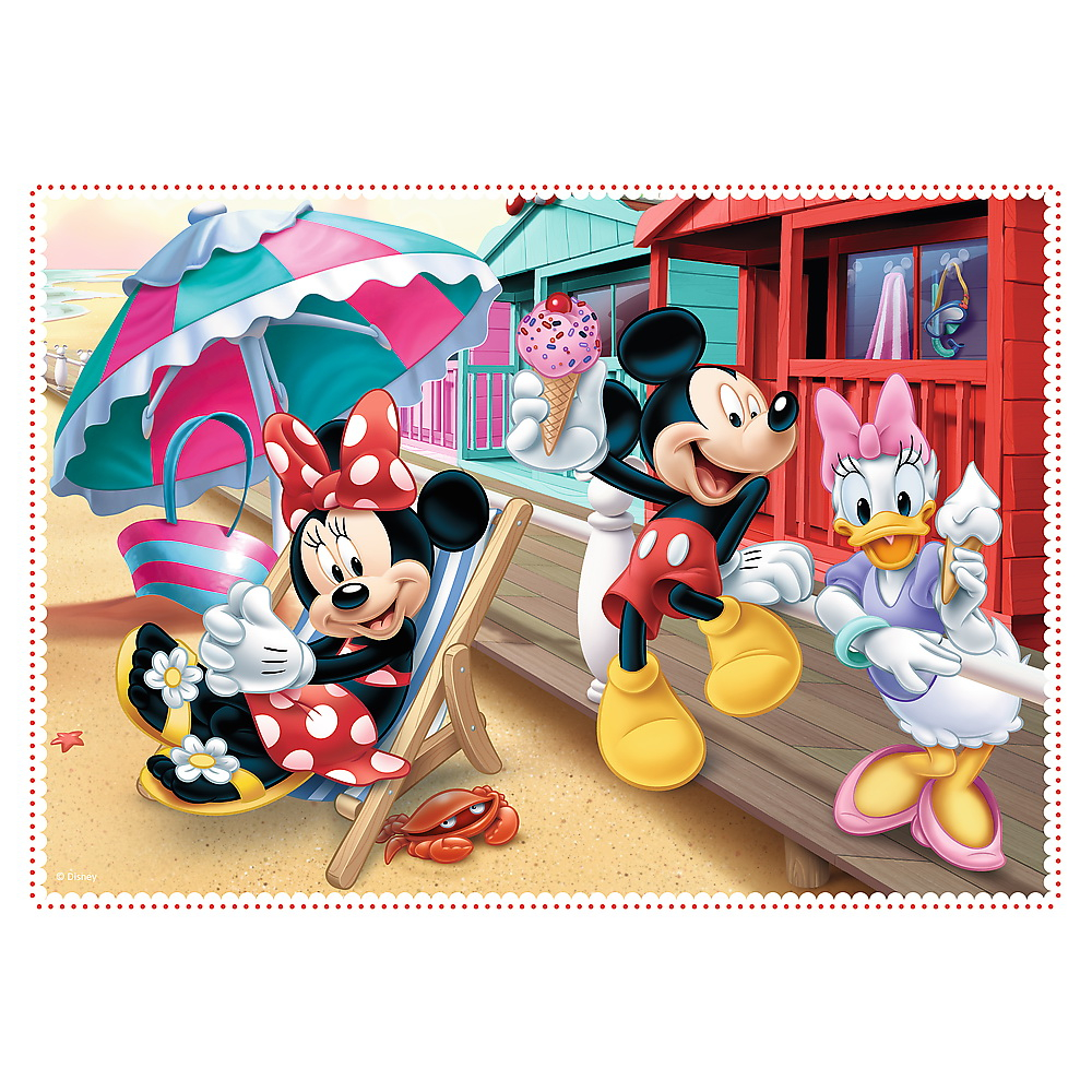 PUZZLE TREFL 4IN1 MINNIE MOUSE SI PRIETENII EI [2]