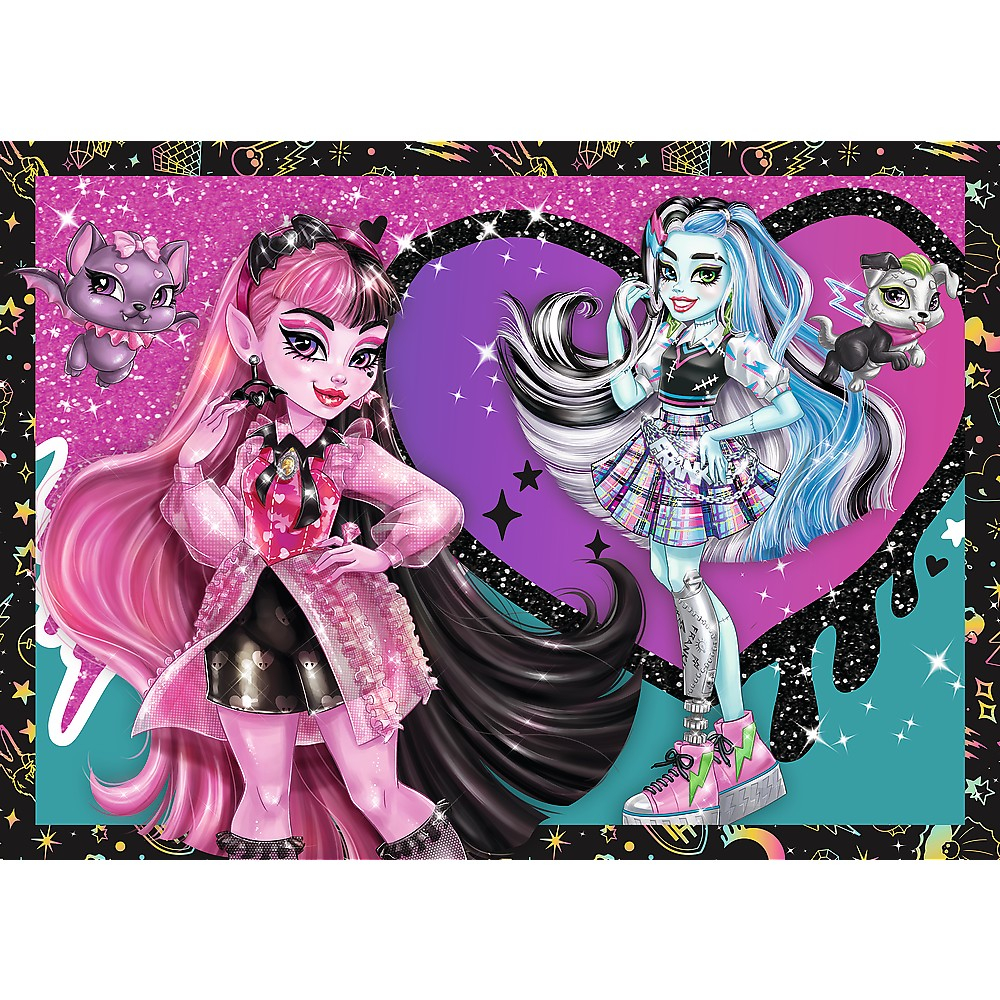 PUZZLE TREFL 4IN1 MONSTER HIGH O ZI ELECTRIZANTA [5]