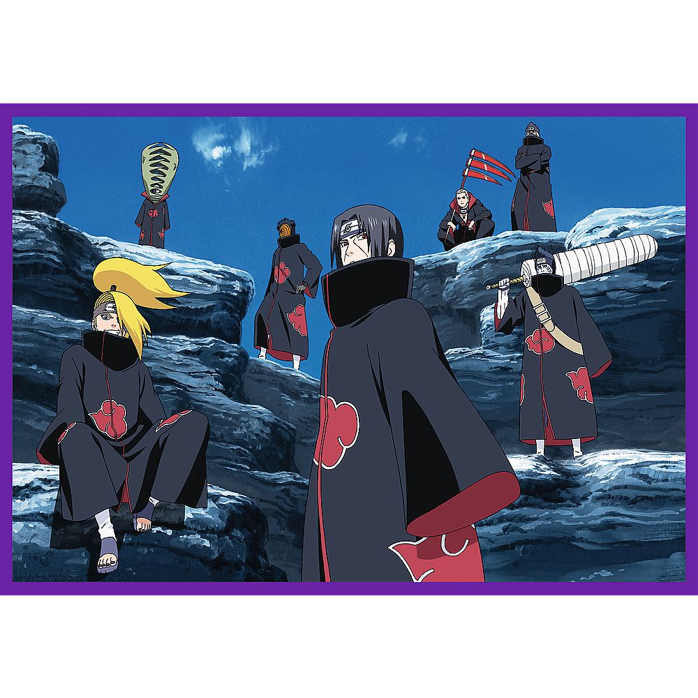 PUZZLE TREFL 4X250 NARUTO SHIPPUDEN AVENTURILE LUI NARUTO UZUMAKI [5]