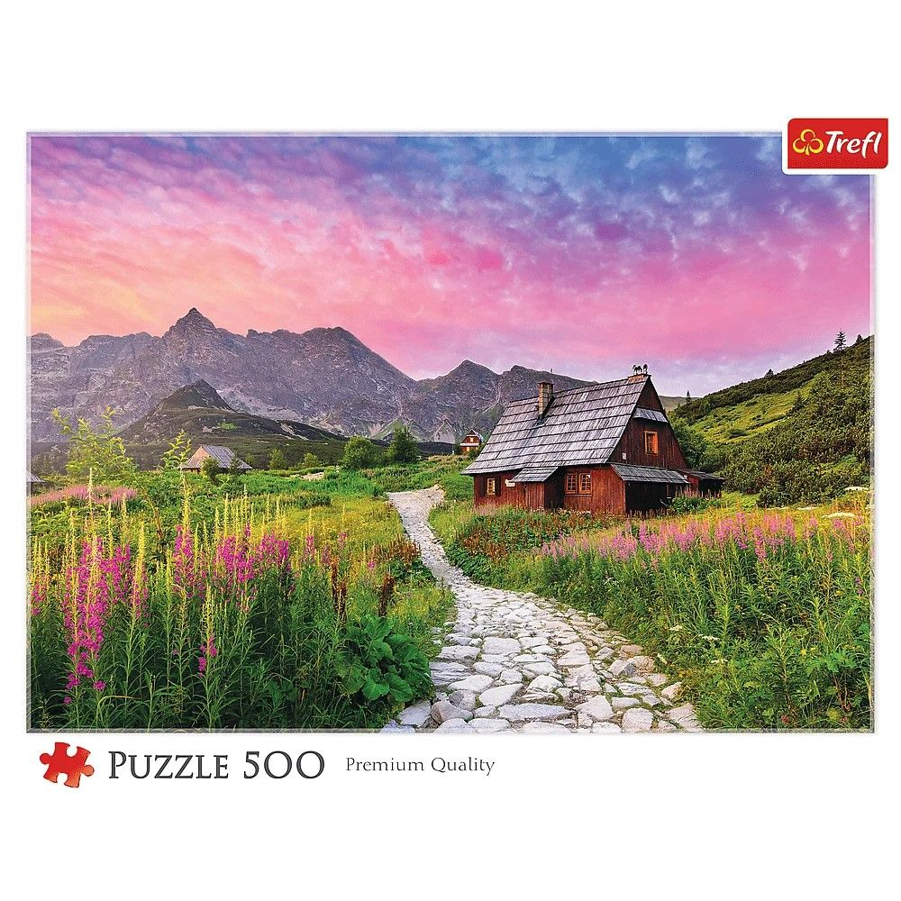 PUZZLE TREFL 500 HALA GASIENICOWA IN MUNTII TATRA [3]