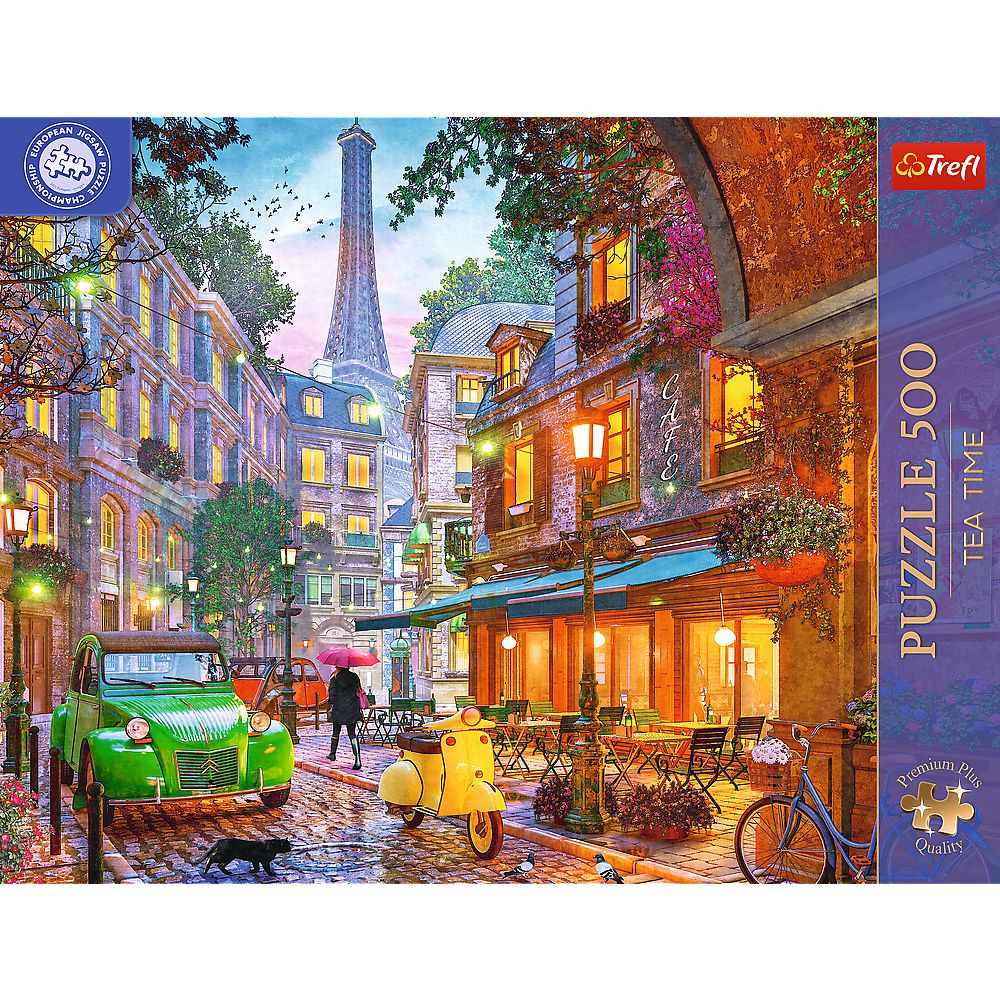 PUZZLE TREFL 500 PREMIUM PLUS TEA TIME CAMPIONATUL EUROPEAN CAFENEA DIN PARIS [3]