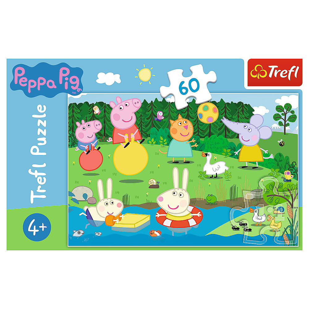 PUZZLE TREFL 60 PEPPA PIG DISTRACTIE IN VACANTA [3]