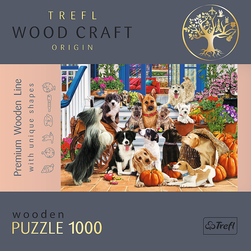 PUZZLE TREFL DIN LEMN 1000 PIESE ECHIPA DE CATEI [5]
