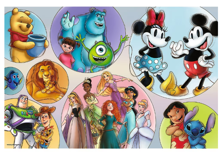 Puzzle Trefl Primo Super Shape XL Lumea Disney 160 piese [2]