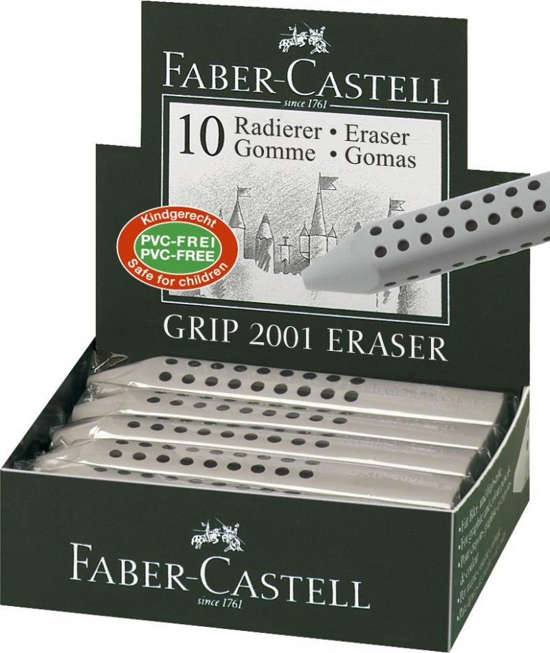 Radiera creion Grip 2001 gri Faber-Castell [3]