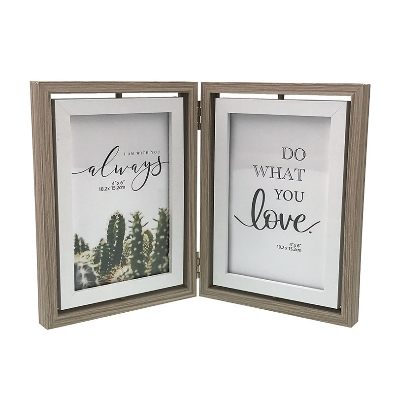 Rama foto dubla rotativa 29x20 cm diverse culori [2]