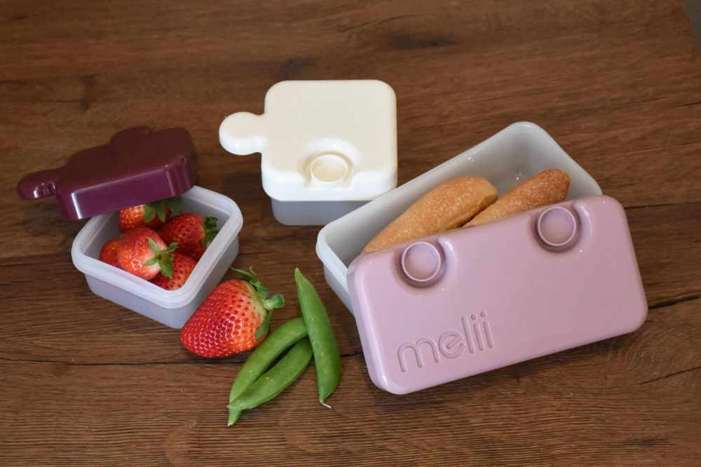 RECIPIENT HRANA BEBE MODEL PUZZLE, MELII LUXE, ROZ IVOIRE MURA [2]