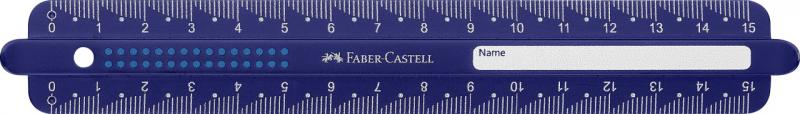 Rigla 15 cm Dots Faber-Castell Plastic Reciclat [4]