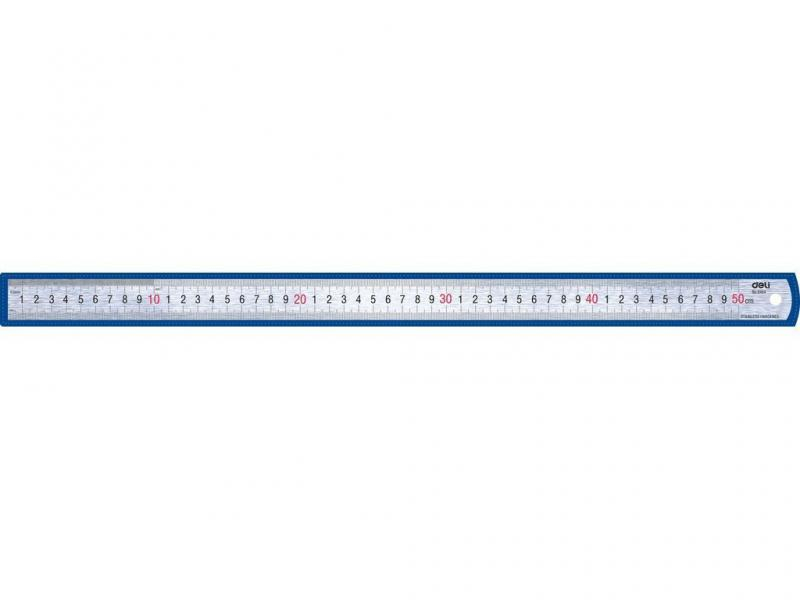 Rigla metal 50 cm Deli [1]