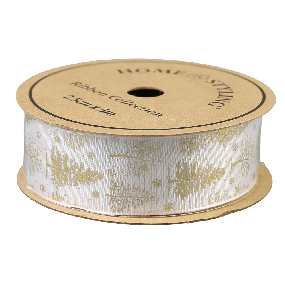 Rola panglica cu motive de Craciun 2.5cm x 5m [3]