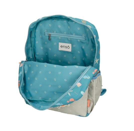 Rucsac scolar Enso Mr Crab albastru 25 x 32 x 12 cm [2]