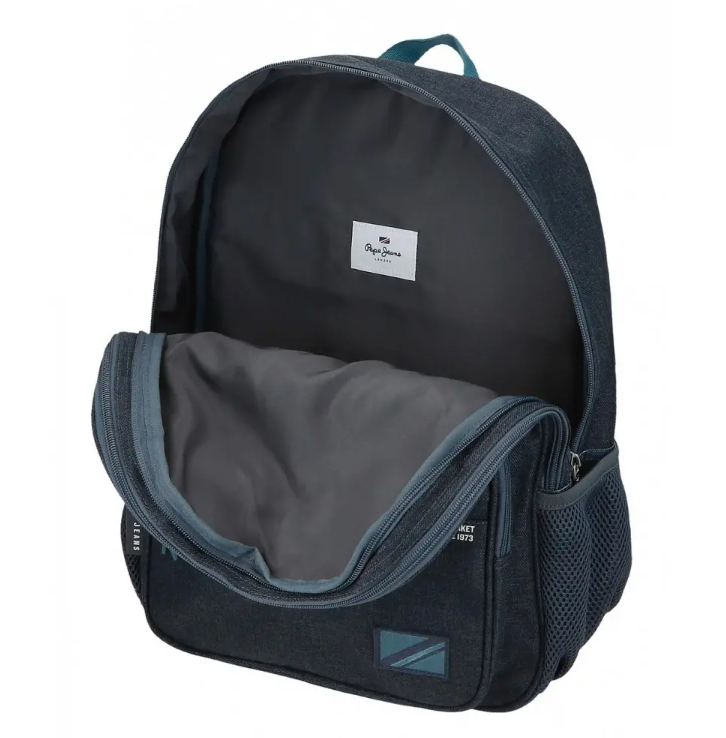 Rucsac baieti Pepe Jeans Edmon 2 compartimente albastru 30 x 40 x 13 cm [2]