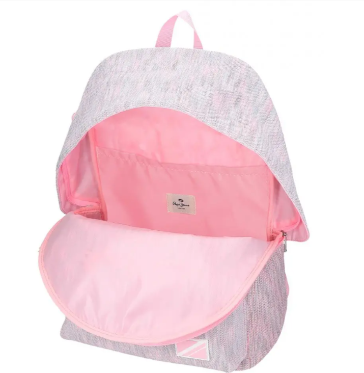 Rucsac casual fete 21L Pepe Jeans Miri roz 31 x 42 x 17.5 cm compartiment tableta [3]