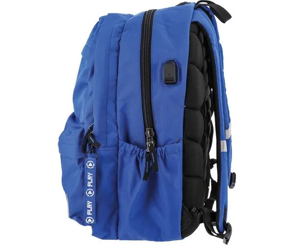 Ghiozdan scolar dublu 26L baieti albastru Play [2]