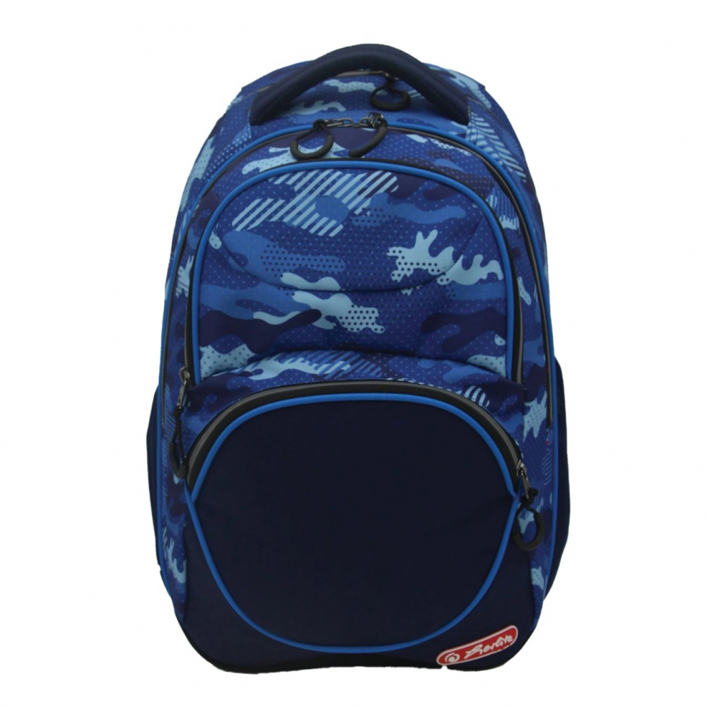 Rucsac Herlitz Zipper Cube Blue Army 28L [1]