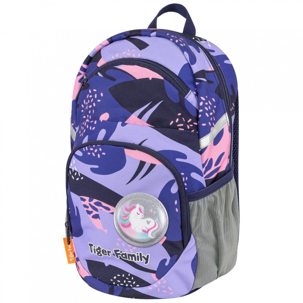 Rucsac scolar 11L Lively motiv Blue Leaves [2]