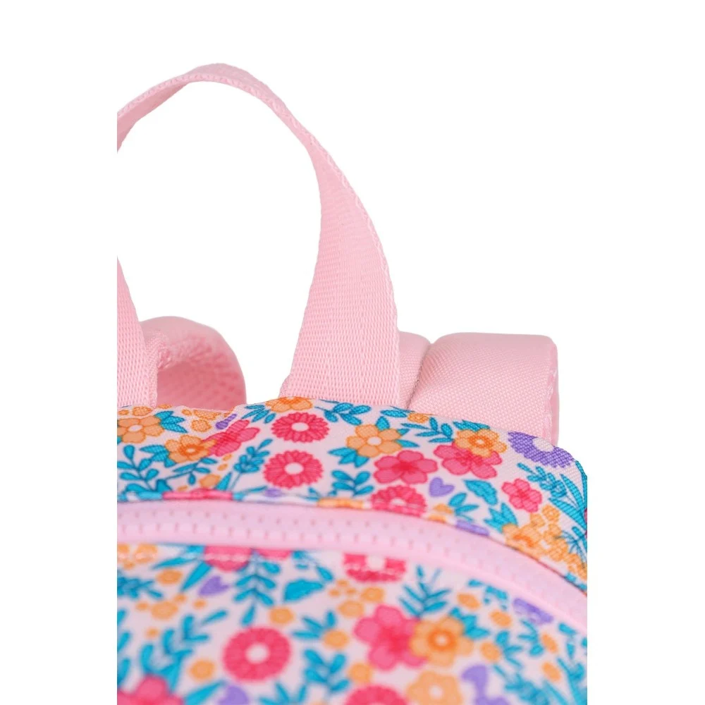 Ghiozdan gradinita Oxford Flowers 31x23x12 cm roz [8]