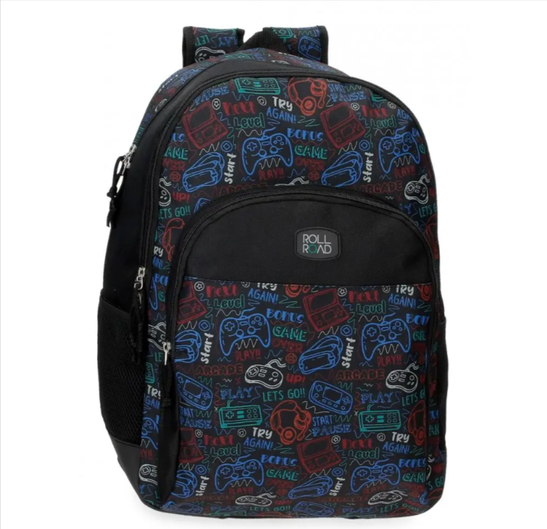 Rucsac scoala baieti 23L Roll Road Next Level 2 compartimente [1]